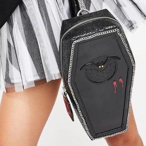 Betsy Johnson coffin backpack